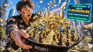 Fired poor security guard!Got a$1,000,000,000,000text alert,making city tycoons kneel on the street!