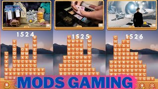 Word Swipe Pic Level 1524 to 1526 GamePlay screenshot 2