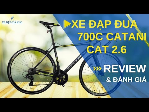 Video Review & Đánh Giá Xe Đạp Đua 700c Catani Cat 2.6 Tay... - YouTube