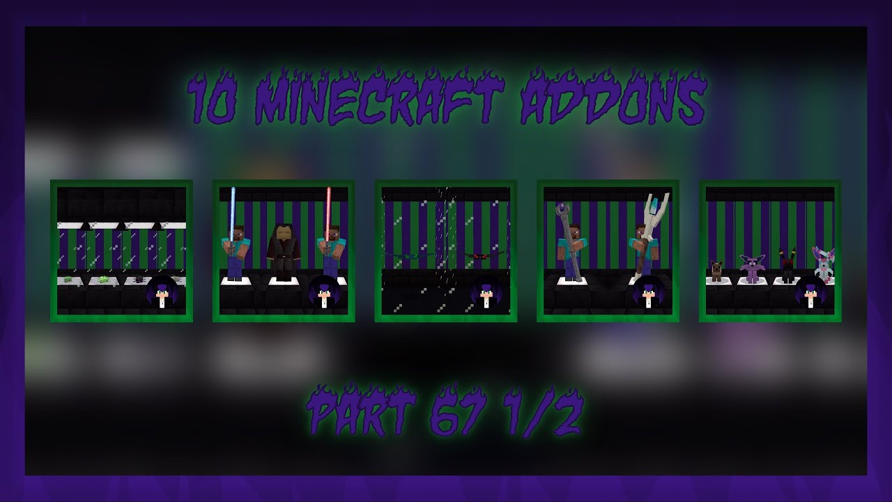 10 Minecraft Addons Part 67 1/2 | Builds/ Banners/ Addons - YouTube