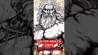 🎨 Unleash the Divine! 🌟 Coloring Pages of Greek Gods - Now on Etsy! 🎉 #ai #greekgods #aiart