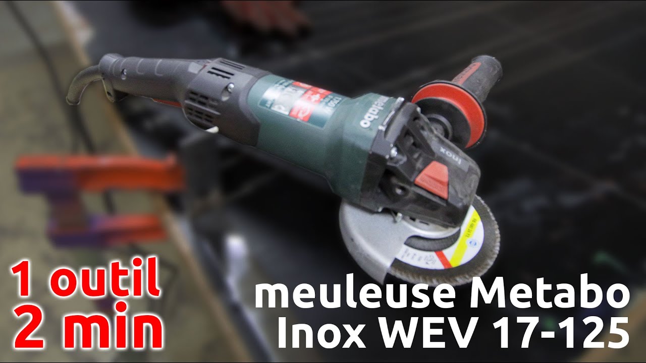 Image of Metabo WEV 17-125 Quick Inox RT angle grinder at Lowes