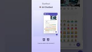 🎯 Title: Build Your Own AI Chatbot Using HTML, CSS & JavaScript | ChatGPT Clone Project 2026 #coding
