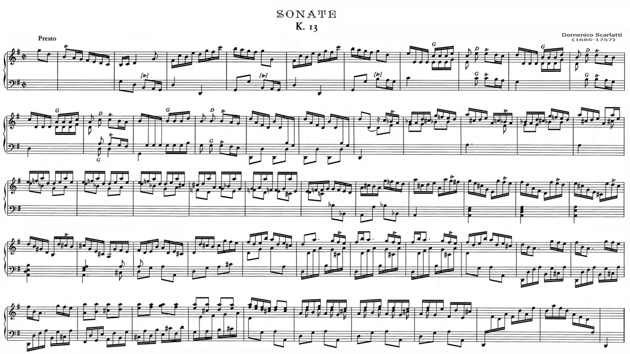 Claire Huangci] Domenico Scarlatti: Keyboard Sonata in G, K.13
