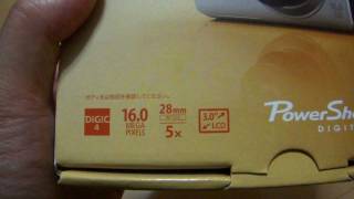 CANON　PowerShot　A3300IS　開封動画（UNBOXING)