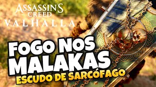 O Escudo FOGO NO PARQUINHO de nome SARCÓFAGO em Assassin's Creed Valhalla (Localização)