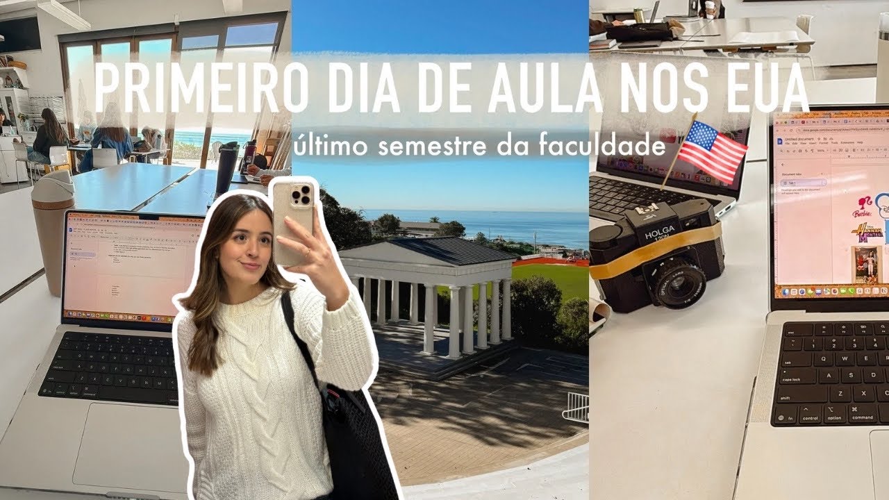 PRIMEIRO DIA DE AULA NOS EUA VLOG | Último semestre da facul