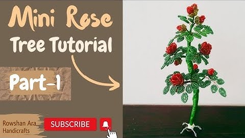 How to make seed beads bonsai tree || Easy tutorial step by step Part-1 || Rowshan Ara Handicrafts