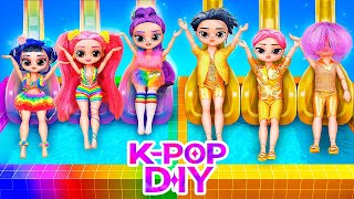 DIY Rainbow and Golden Ship for K-Pop Demon Hunters! 12 Crafts for L.O.L. Dolls