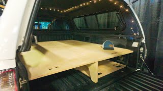 Bambeds No-Drill Truck Bed Sleeping Platform Overland Camping Setup Demo