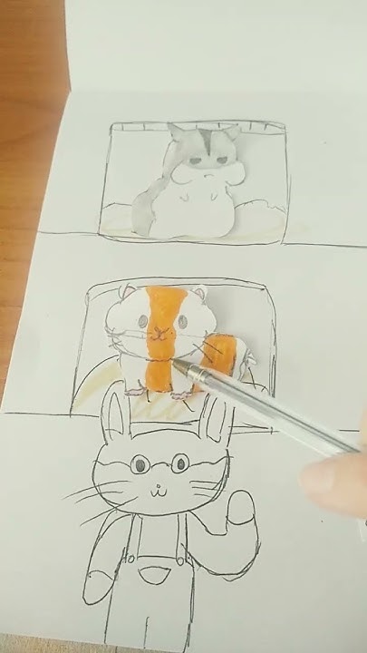 Хомяк из бумаги🐹 - YouTube