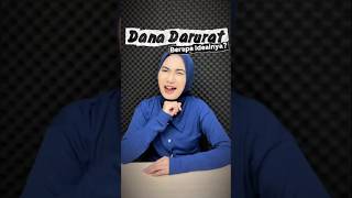 Kita sering siap buat seneng-seneng, tapi lupa siap buat hal yang nggak kita rencanain #danadarurat