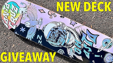 GIVING AWAY MY NEW SANTA CRUZ DECK!