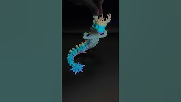 Snowflake Dragon By Vixvvo3D makerworld.com/en/models/813014 #3dprinting #adafruit