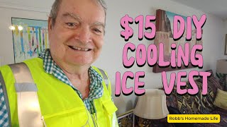 DIY $15 Cooling Ice Vest – Beat the Heat! Simple Quick Homemade Project