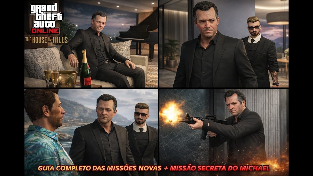 A EXPERIÊNCIA MAIS ÉPICA COM AS NOVAS MISSÕES + MISSÃO SECRETA DO MICHAEL - GTA ONLINE
