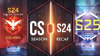 CS S24 Season Recap | CS New Season 25 | Free Fire Highlights