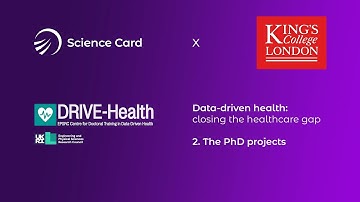 EPSRC Centre for Doctoral Training DRIVE-Health PhD projects