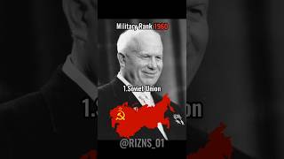 Military Rank 1960 #history #country #geography #map #flag #edit #shorts