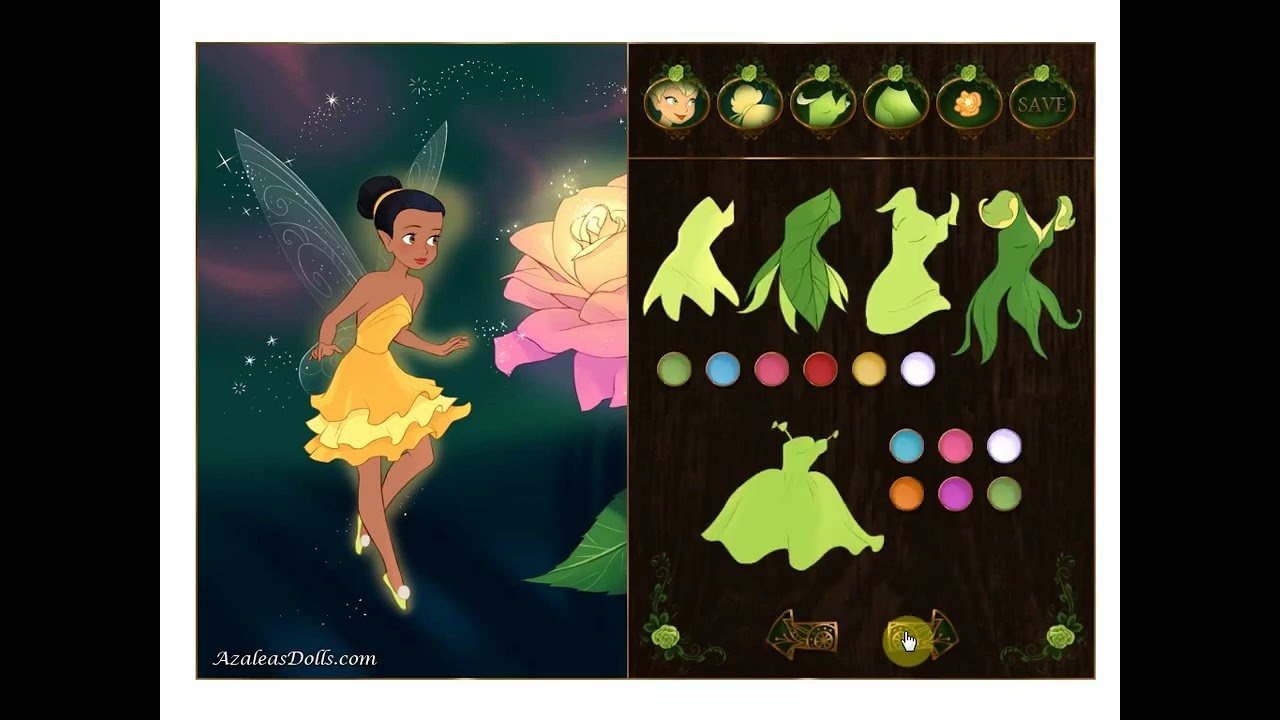 Tinkerbell inspired: Dress up her friends!