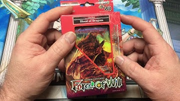 Unboxing Force of Will Starter Deck TCG