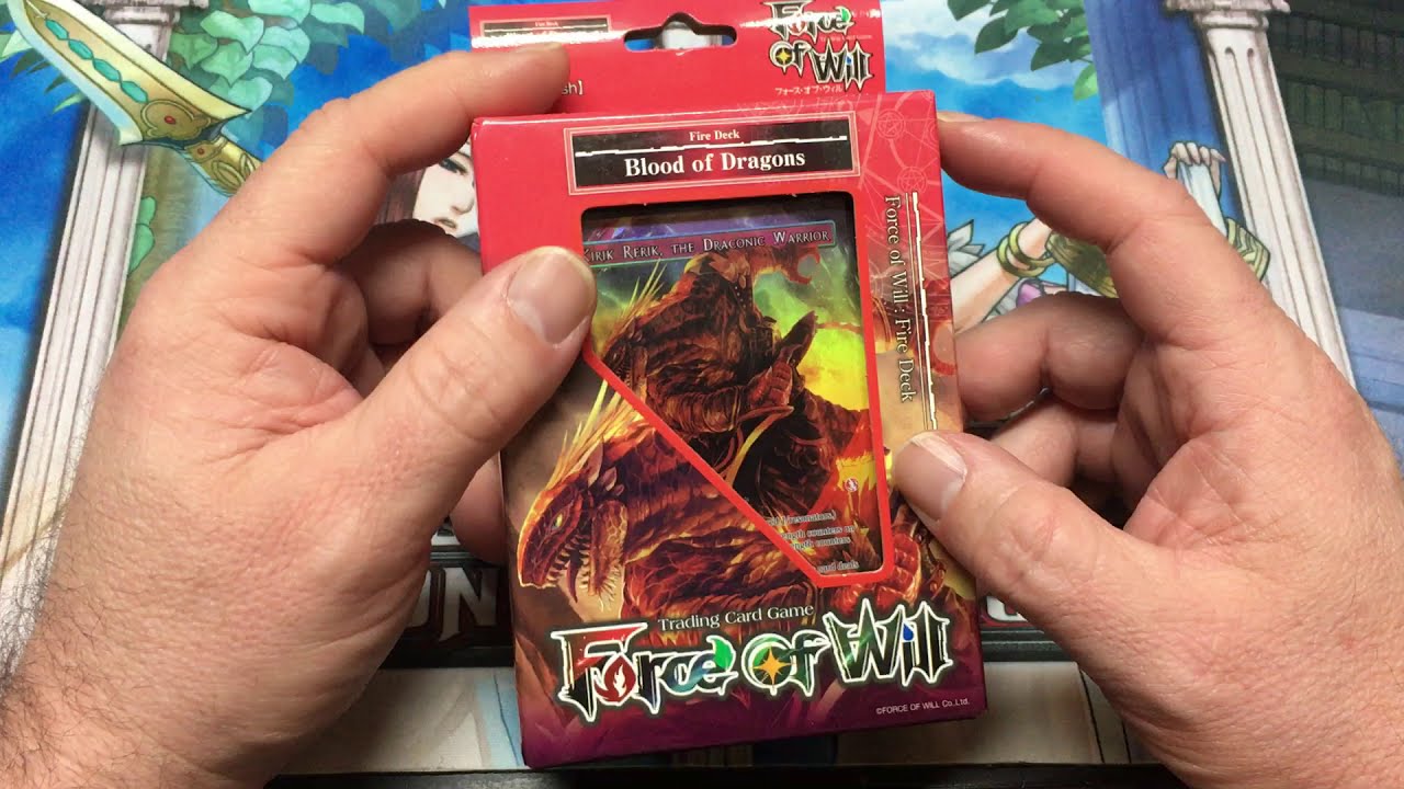 Unboxing Force of Will Starter Deck TCG