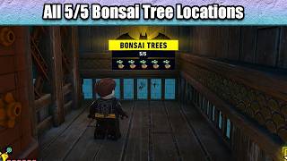 Infiltration Bonsai Trees Guide - All 5/5 Bonsai Tree Locations | Lego Batman 4 Legacy Dark Knight