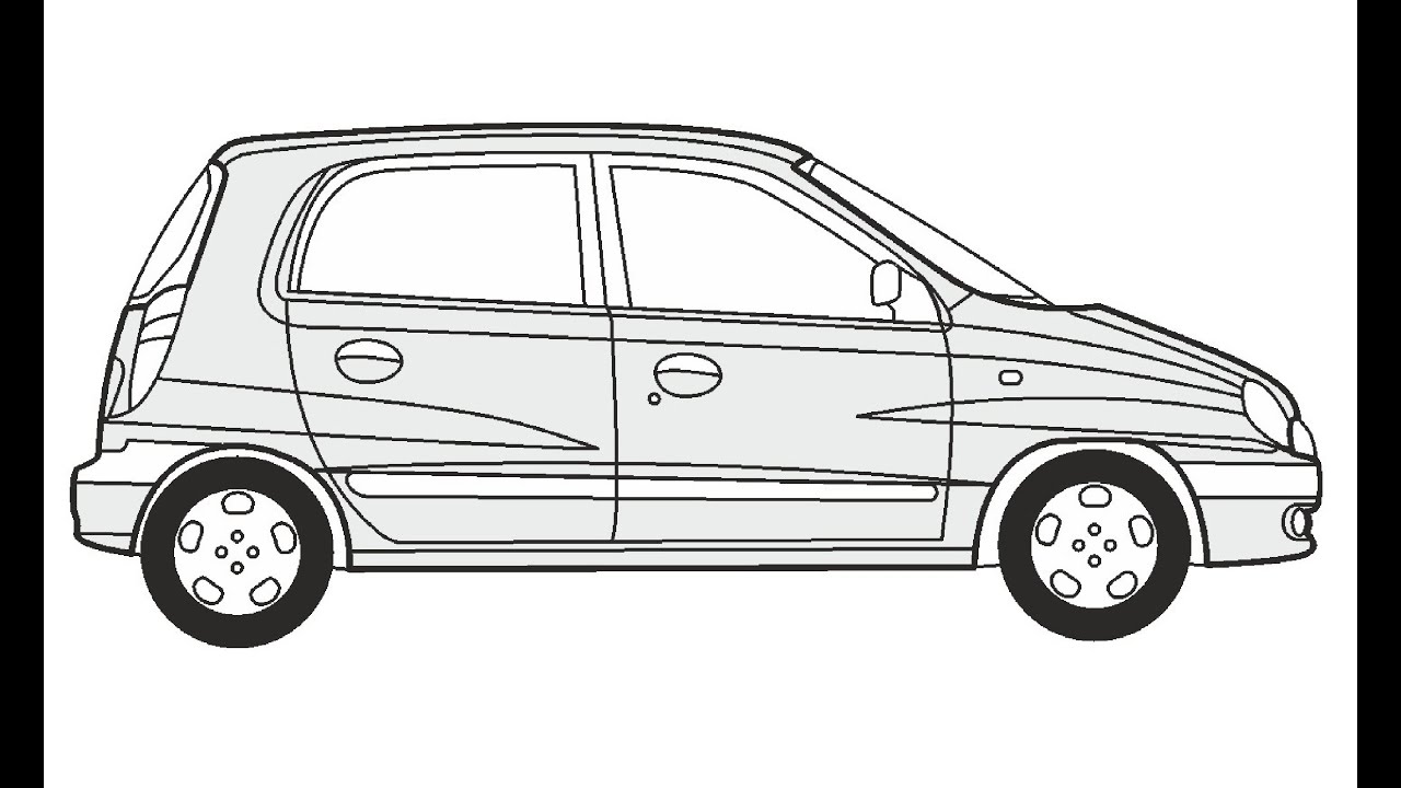 Как нарисовать hyundai