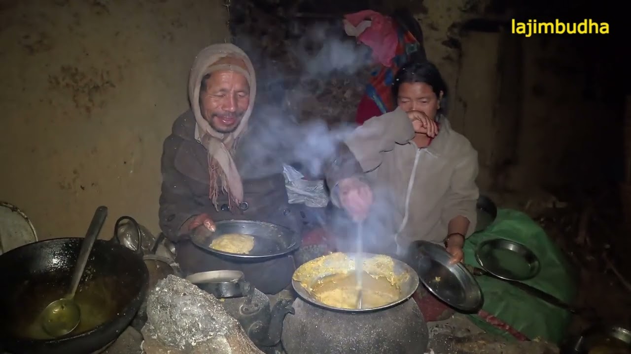 Cooking with wild Himalayan ingredients || lajimbudha ||