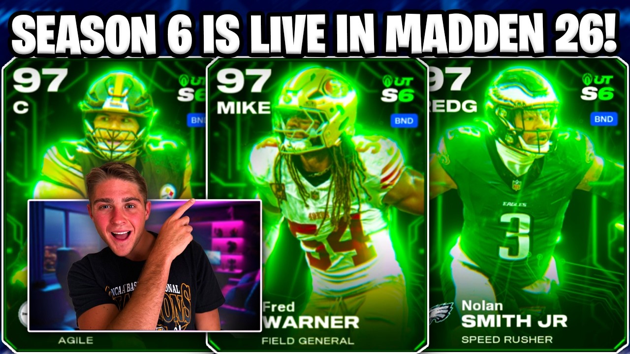 SEASON 6 IS LIVE! OPENING ALL PREMIUM FIELD PASS REWARDS! GENKI FORCE EARLY CARDS + MORE IN MUT 26!