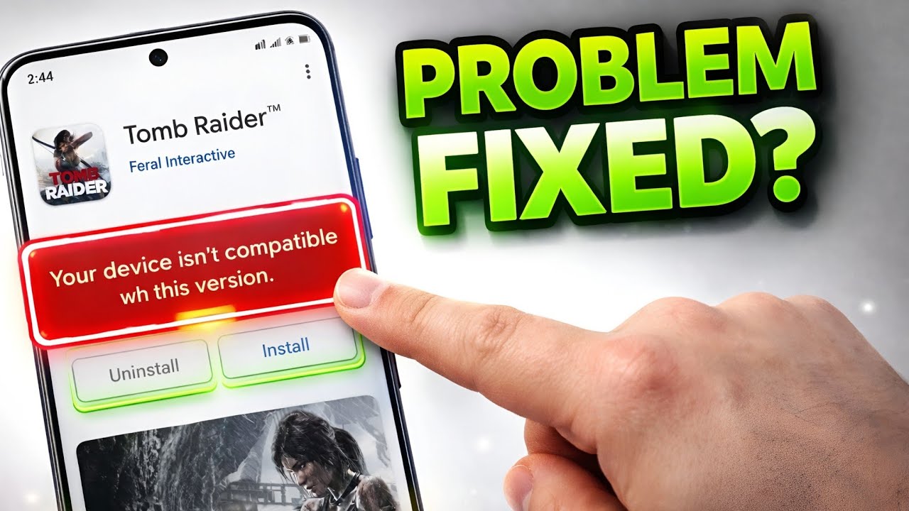 Tomb raider mobile your device isn't compatible with this version | Your device isn't compatible