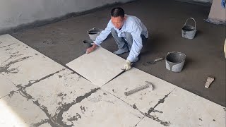 Instructions On The Construction Of The Living Room Floor With Ceramic Tiles