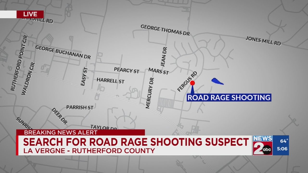 Search for road rage shooting suspect in La Vergne - YouTube
