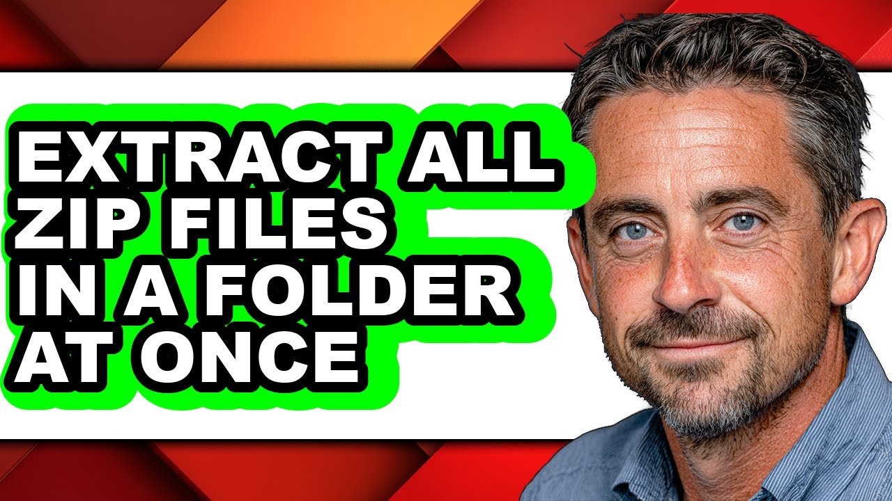 How to Extract All Zip Files in a Folder at Once - Easy Guide - YouTube