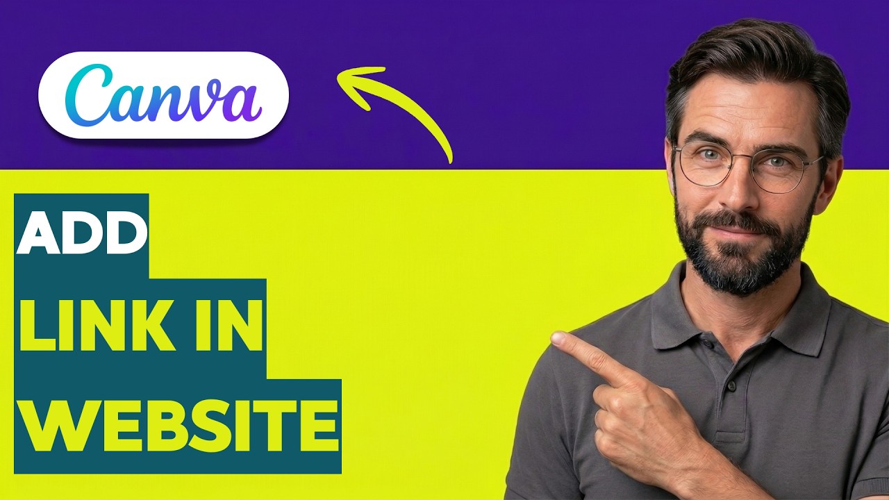 How to Add a Link in a Canva Website [2026 Full Guide] - YouTube
