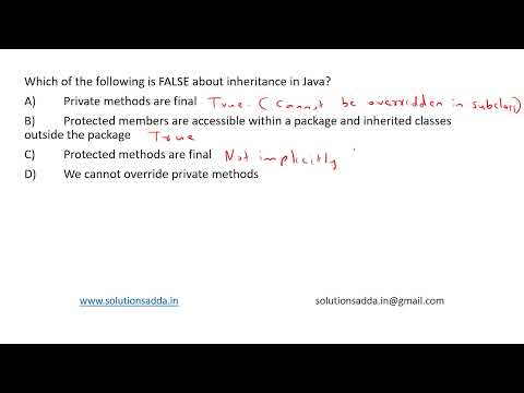NIC NIELIT STA 2018 | OOPS | JAVA | NIC TEST SERIES | SOLUTIONS ADDA | EXP. BY ISRO AIR-1