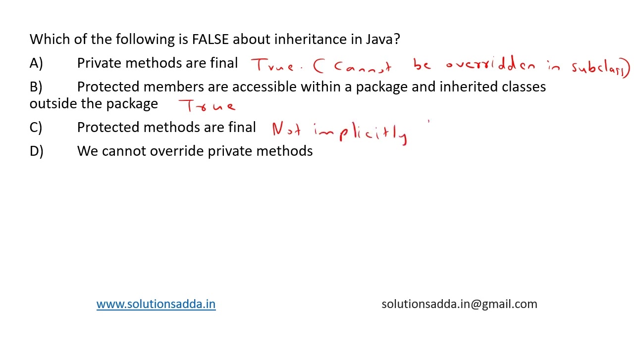 NIC NIELIT STA 2018 | OOPS | JAVA | NIC TEST SERIES | SOLUTIONS ADDA | EXP. BY ISRO AIR-1