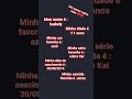 um pouquinho sobre mim 😊