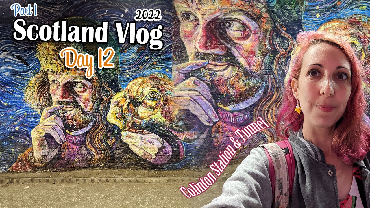 Scotland Travel Vlog - day 12, Part 1 | Colinton Station & Tunnel, Spylaw park drone footage