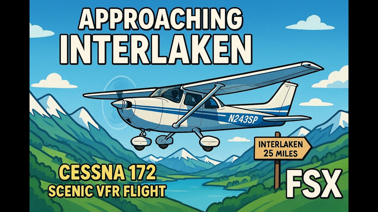 FSX Mission: Swiss Outing Take  2 Emergency landing 