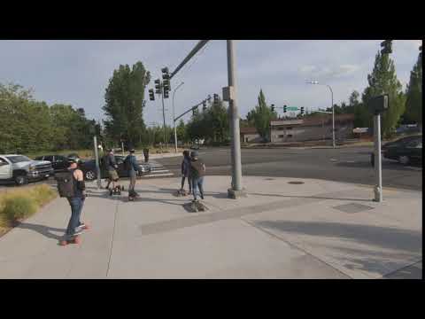 E-Skate Shredmond Group Ride Example Footage - GoPro Hero 7 Helmet Mounted