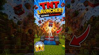 Minecraft TNT Launcher 💥🔥 (Destroys Everything!) #shorts