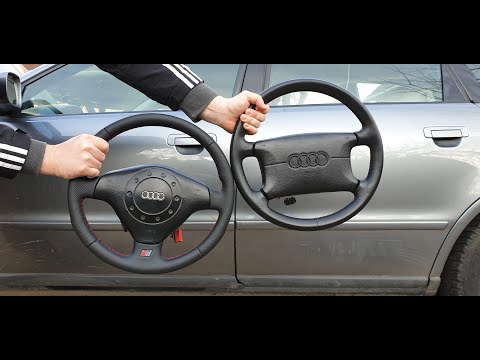 Audi A4 B5 Steering Wheel remove / S-line TUNING