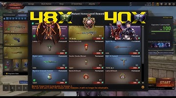 CrossFire West Spent 11,000 Coin on Mutaiton Shop + Opening 40 Random Mutation Box (Season 3)