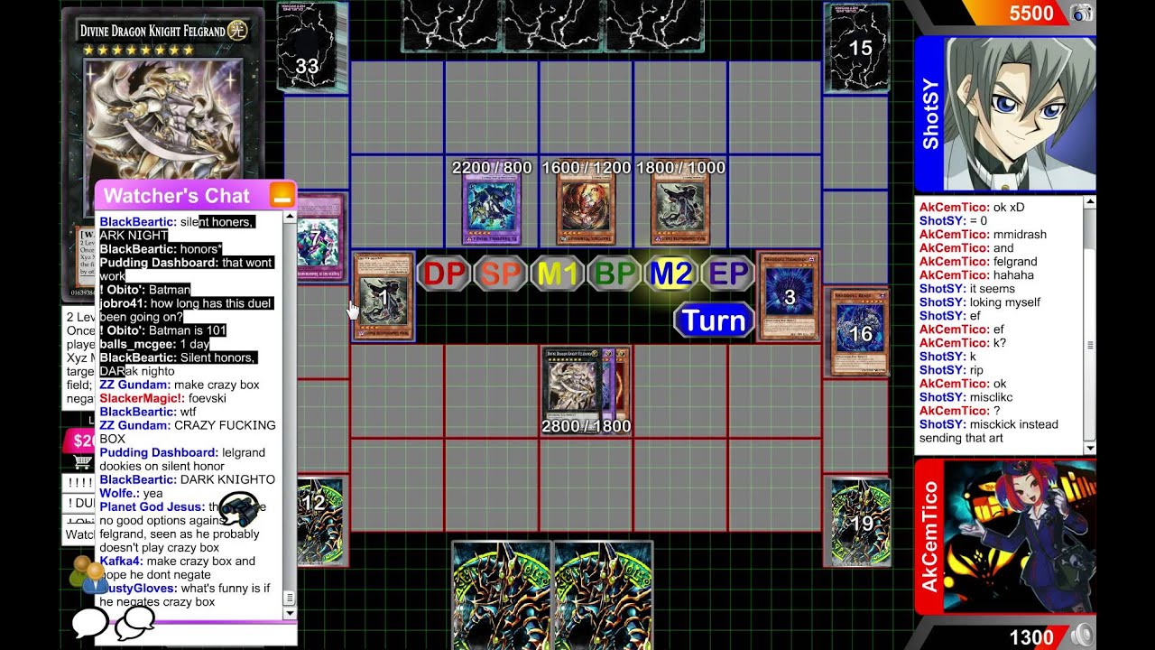 Upstart Golden Ninja vs Shadow Dolls: Watcher Chat Duel