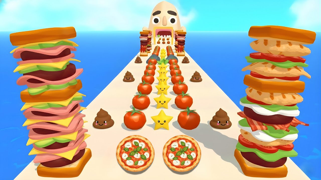 Sandwich Runner - All Levels Walkthrough Android/iOS New Update EP119