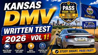 Kansas Permit Practice Test 1 | 48 Questions to Pass DMV Permit Test 2026 #dmvpracticetest