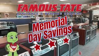 Huge Memorial Day Appliance Savings | Famous Tate