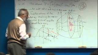 ⁣Chapter 6.1:Volumes using cross sections  [lecture 28/29]