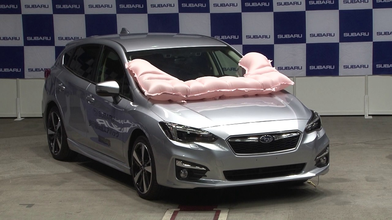 0.1秒以下で展開、スバル新型「XV」にも搭載される「歩行者保護エア 